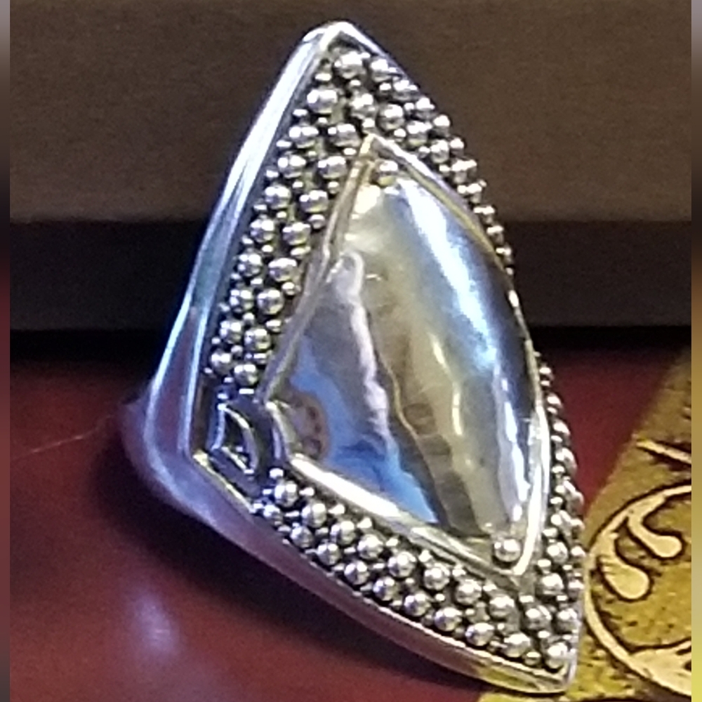 Silpada Sterling Silver Shield Ring - image 8